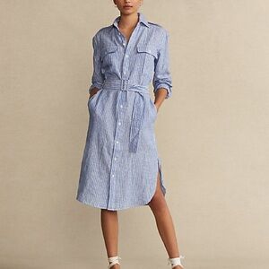 Polo by Ralph Lauren Blue Striped Dress